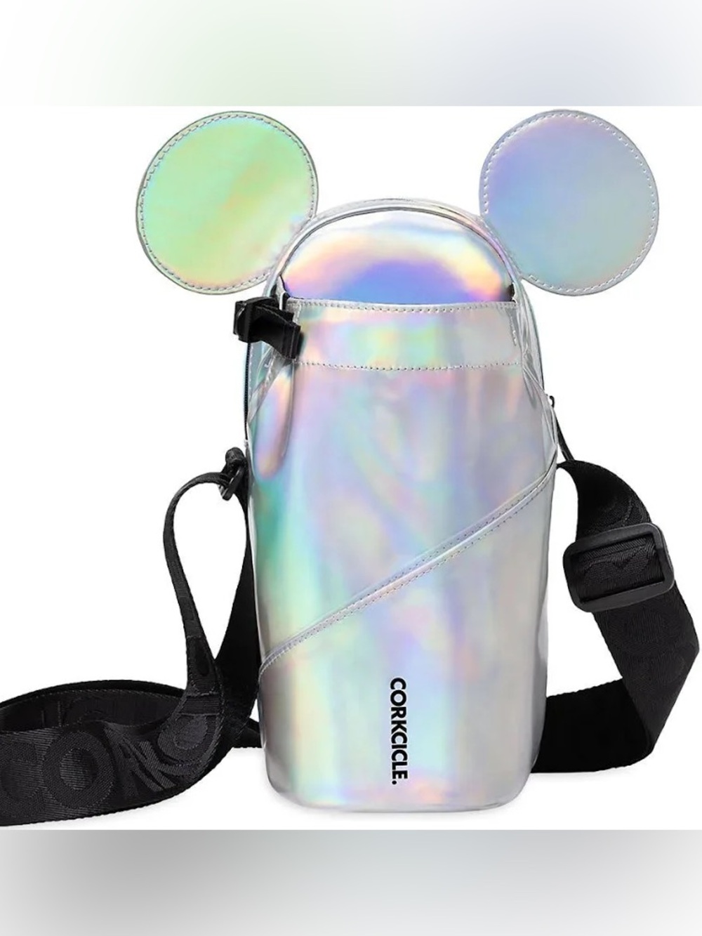Corkcicle Crossbody Holographic Iridescent Bottle Sling
